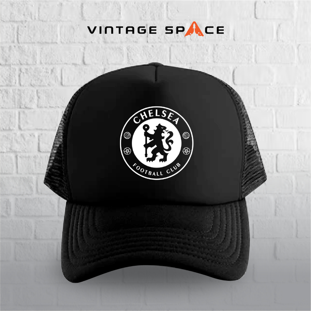 Topi bola/ topi logo Chelsea 1/ topi jaring/topi trucker