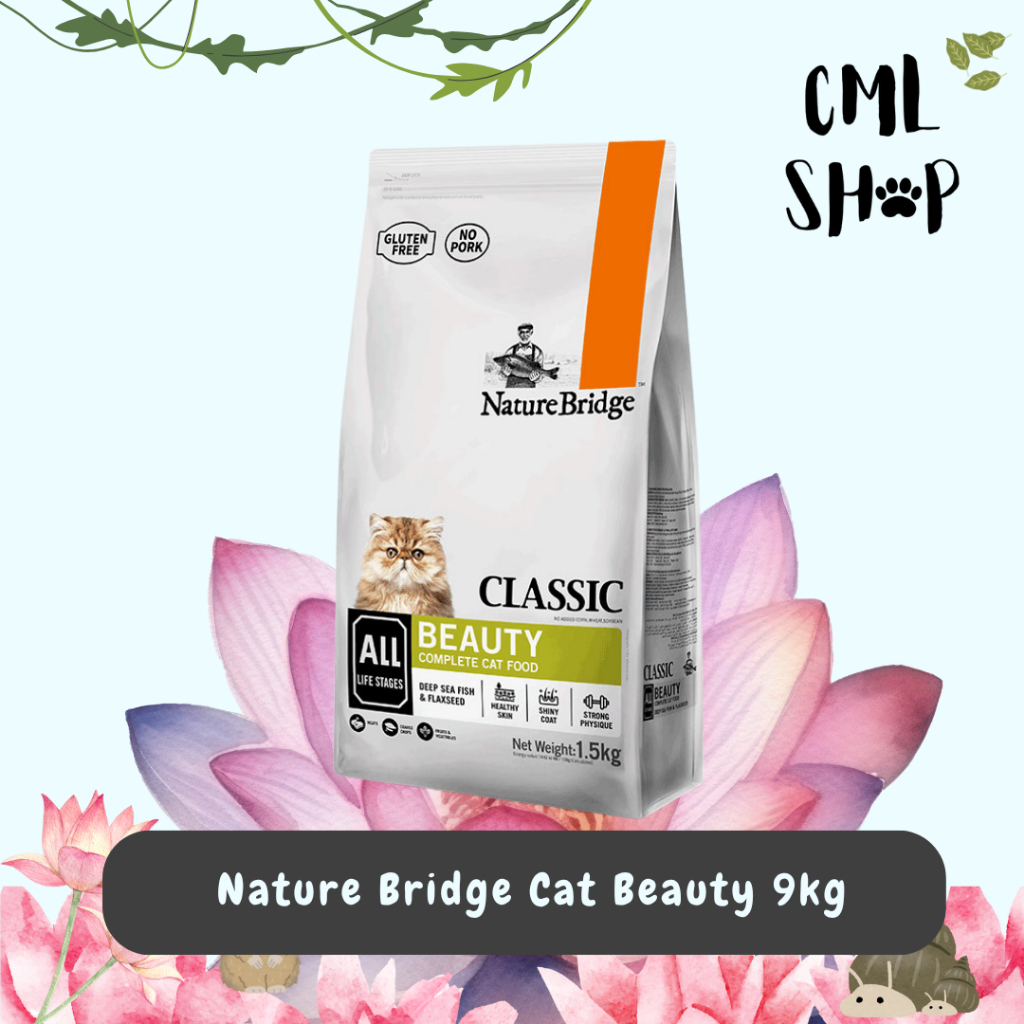 Makanan Kucing - Nature Bridge Cat Beauty 9KG