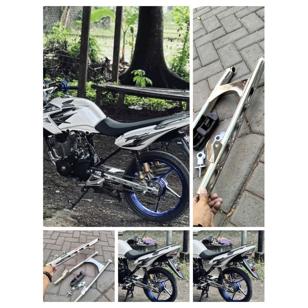 SWINGARM TIGER REVO DAN ARM TIGER LAMA COPY W175 /LENGAN AYUN TIGER FULL BESI