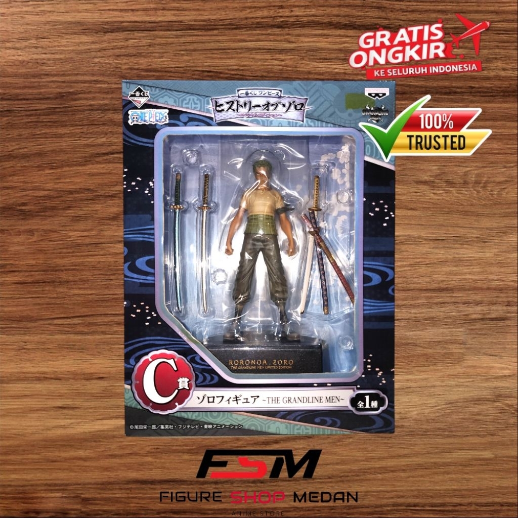Ichiban Kuji Figure One Piece Special Edition Roronoa Zoro - Prize C History of Zoro (LIMITED EDITIO