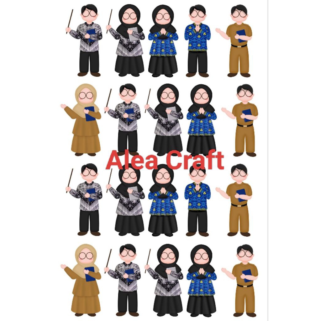 topper guru, topper buket hari guru, topper guru 11cm