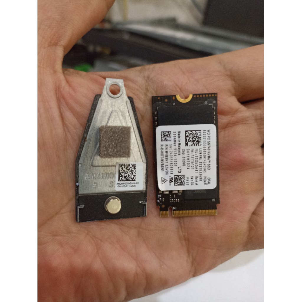 nvme wd sn740 512gb gen4x4, 2242/2280