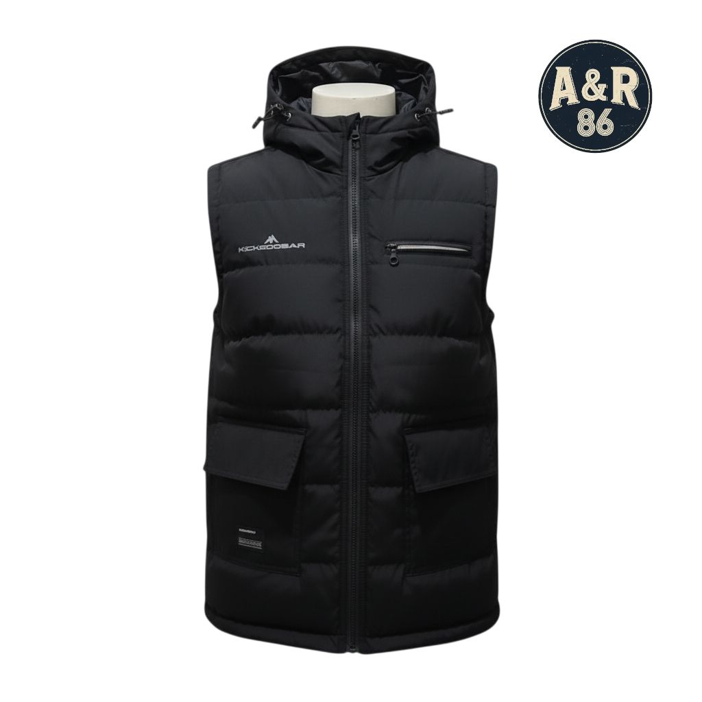 Kicksoogar Rompi Distro Terbaru Jaket rompi Waterproof Anti Angin Bahan Taslan Import