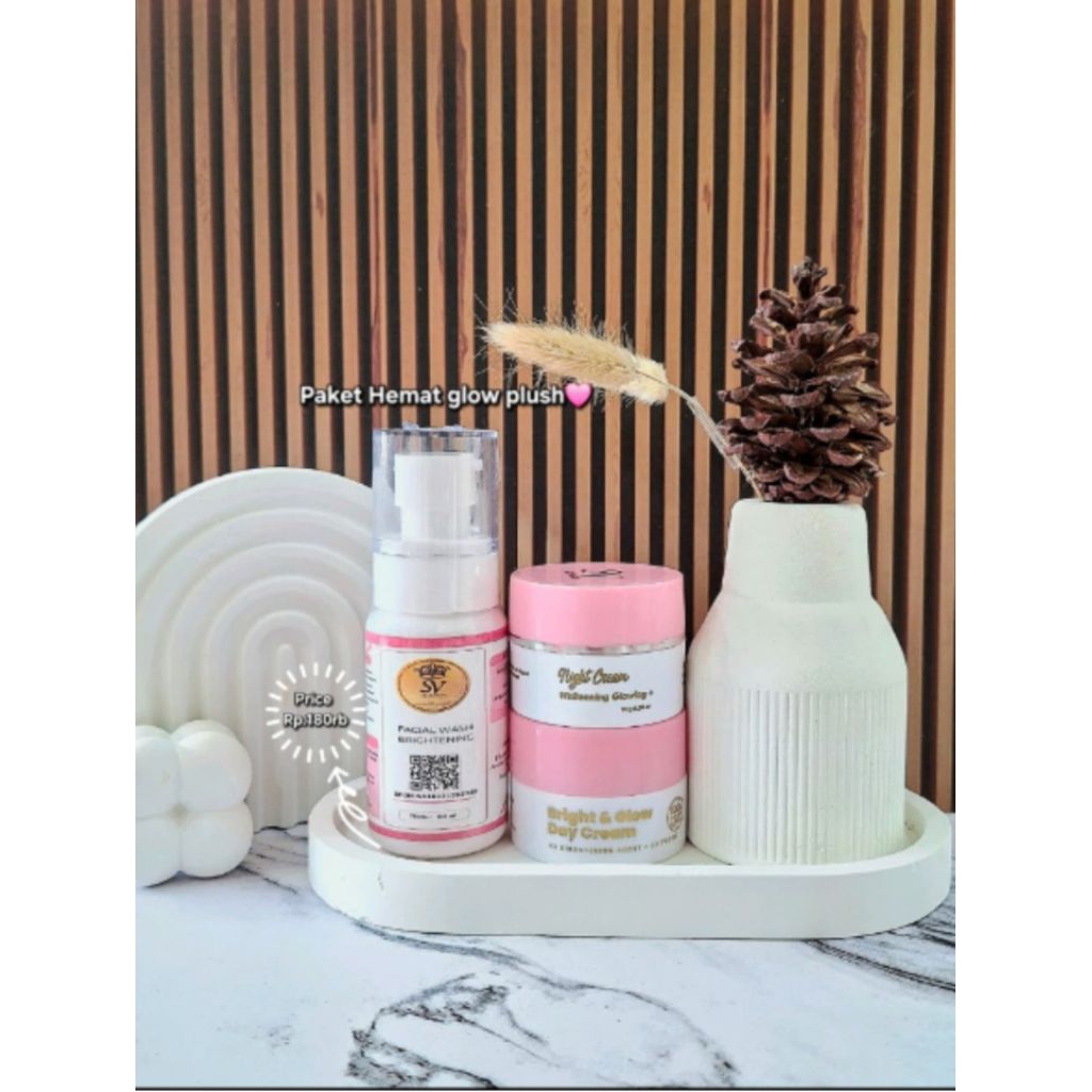 SV GLOWSKIN GLOWING PLUS  utk flek tebal & kulit badak (kemasan Baru)