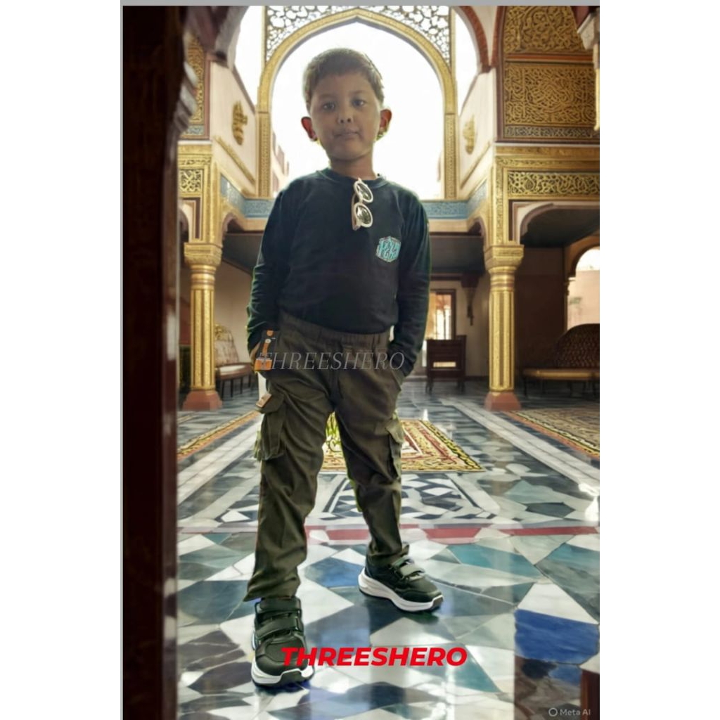 Celana panjang cargo anak laki laki. Celana chinos panjang anak-anak. Celana pajang gunung PDF anak-