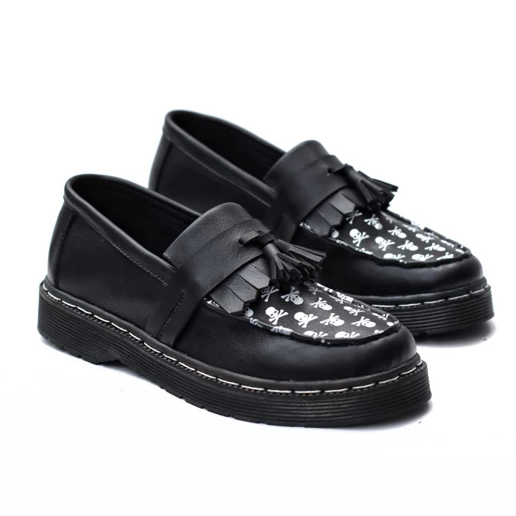 Sepatu Docmart Loafers Slop Casual Pria