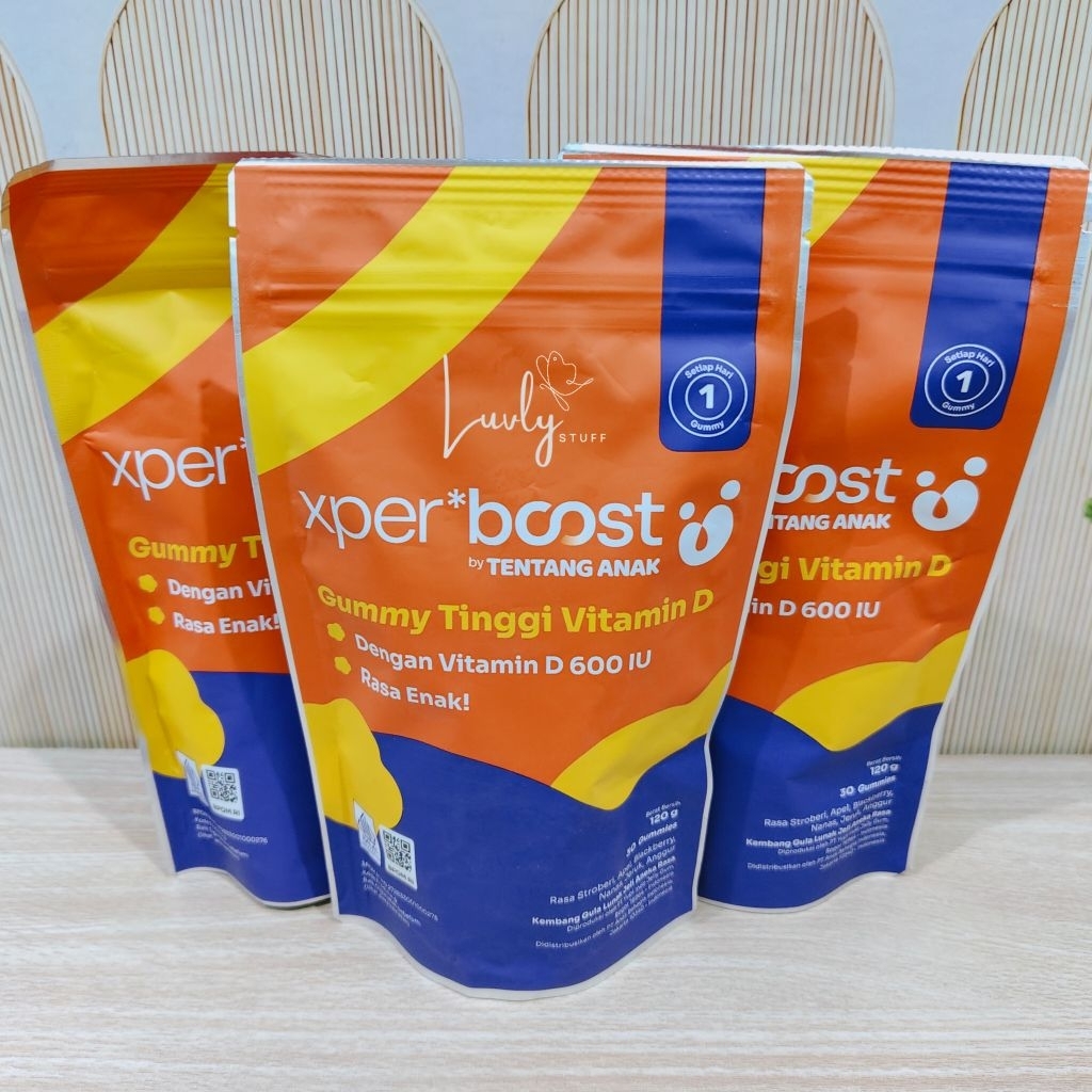 Xper Boost Gummy Vitamin D 600 Iu Isi 30 Pcs