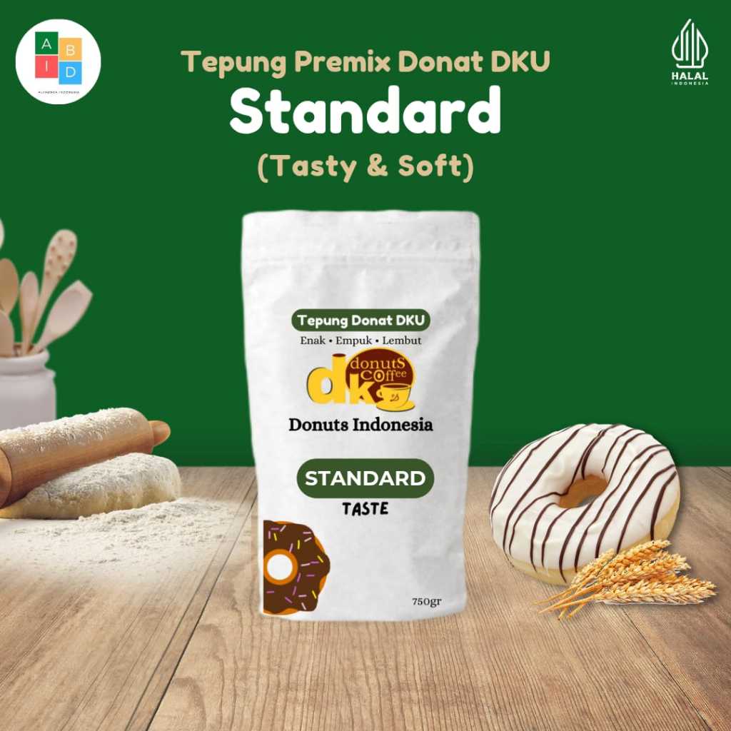Tepung Premix Premiks Instant Donat DKU 750gr - Standard Medium Premium Platinum