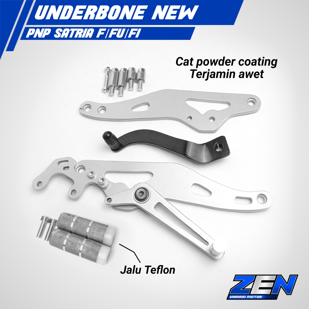 Underbone Satria Fu Custom Plat Besi Satria Fu 150 Karbu / FuFi Fu Injeksi 150 (Satria New)