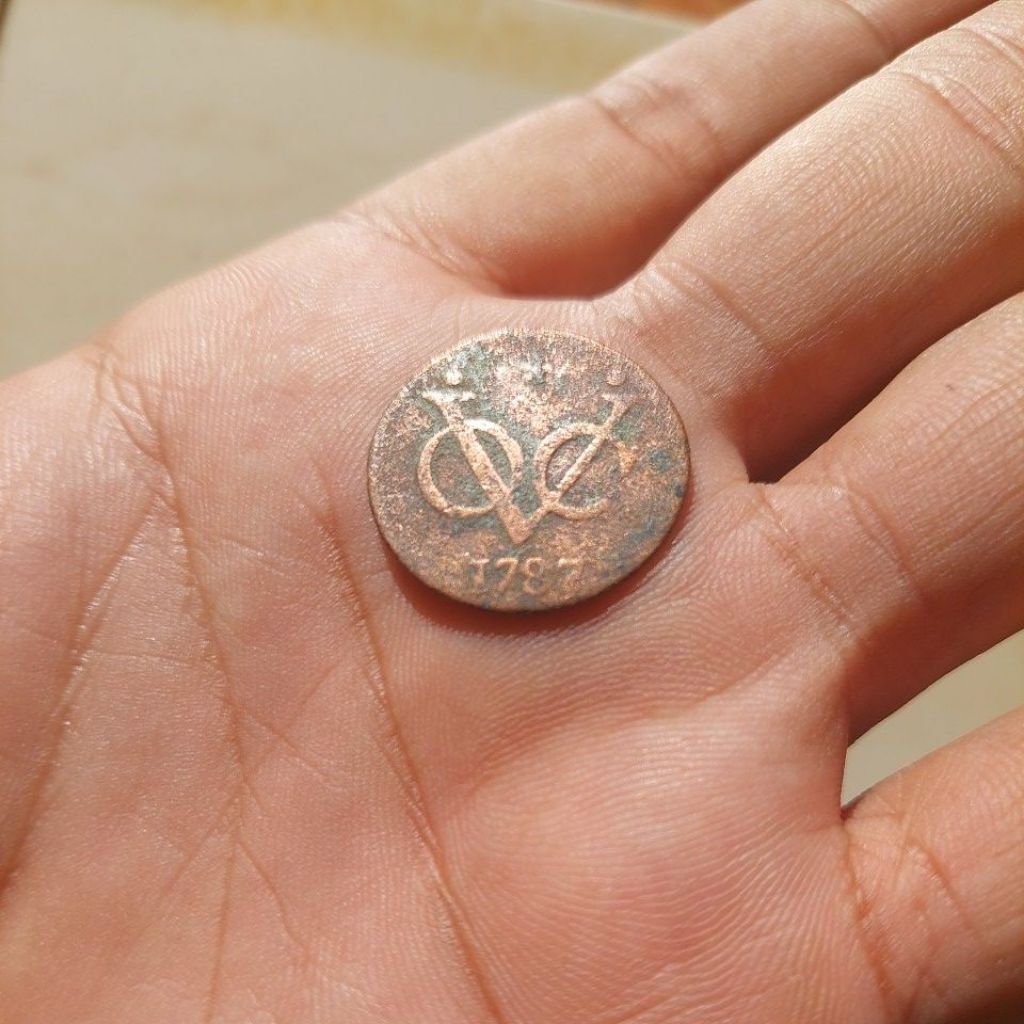 Koin Voc zeeland 1787. Vf ori asli.