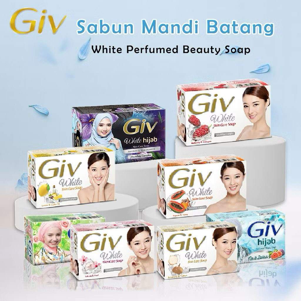 Sabun Mandi Batang Giv White Hijab Sabun Mandi 72gr