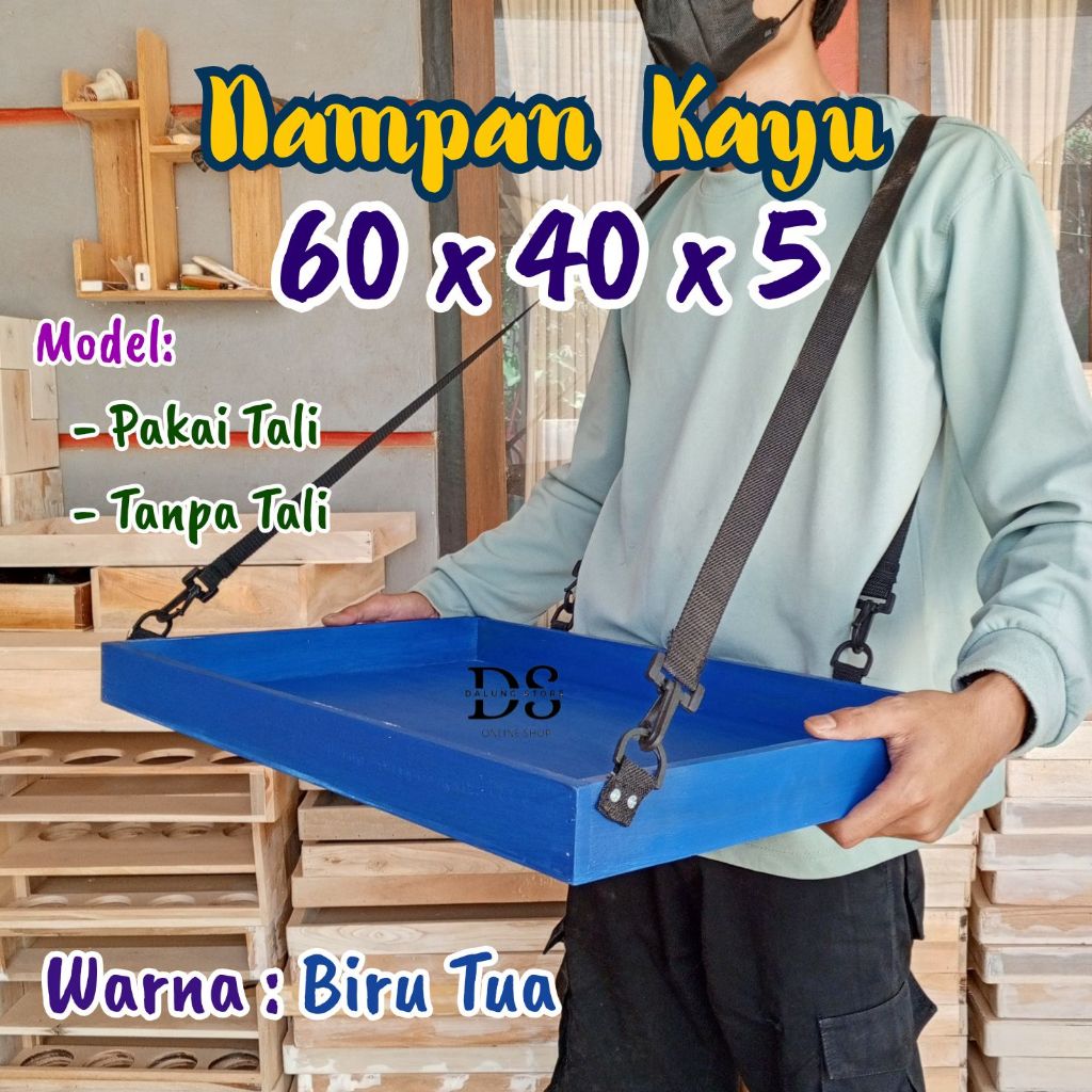 Nampan Jumbo/ Nampan Unik/ Nampan Asongan Warna Ukuran 60X40X5
