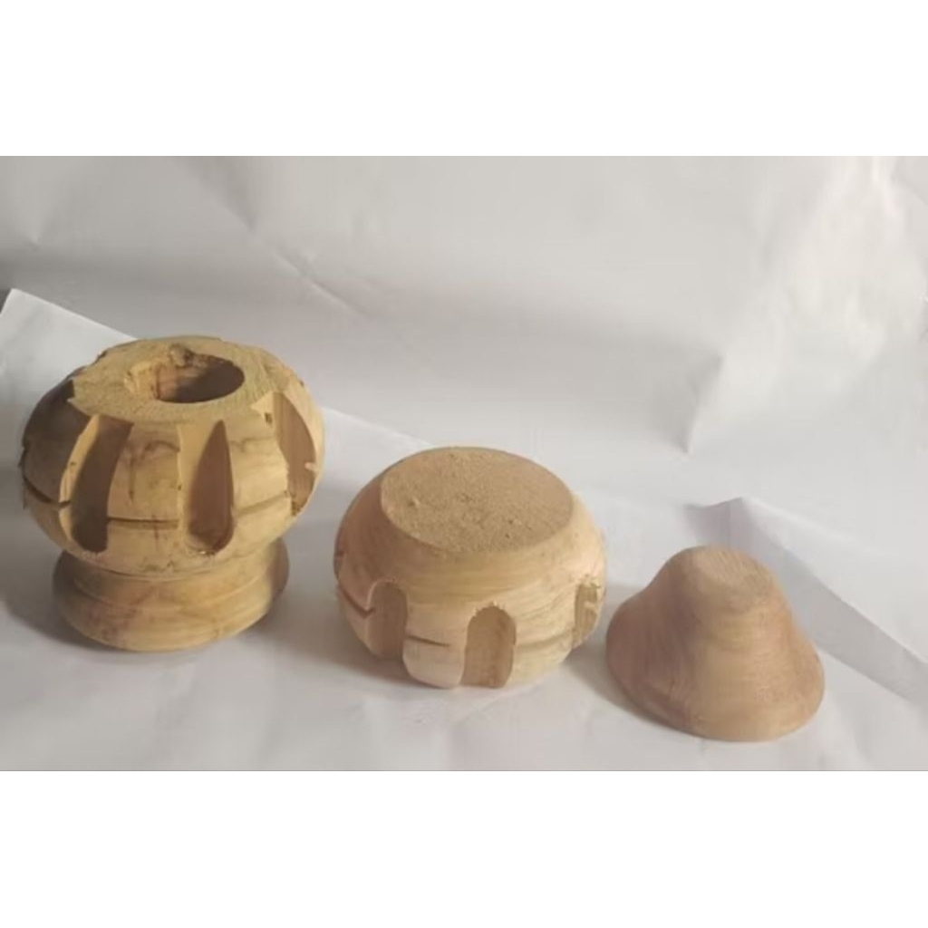 bubut bonggol payung rangka kayu jati berkualitas