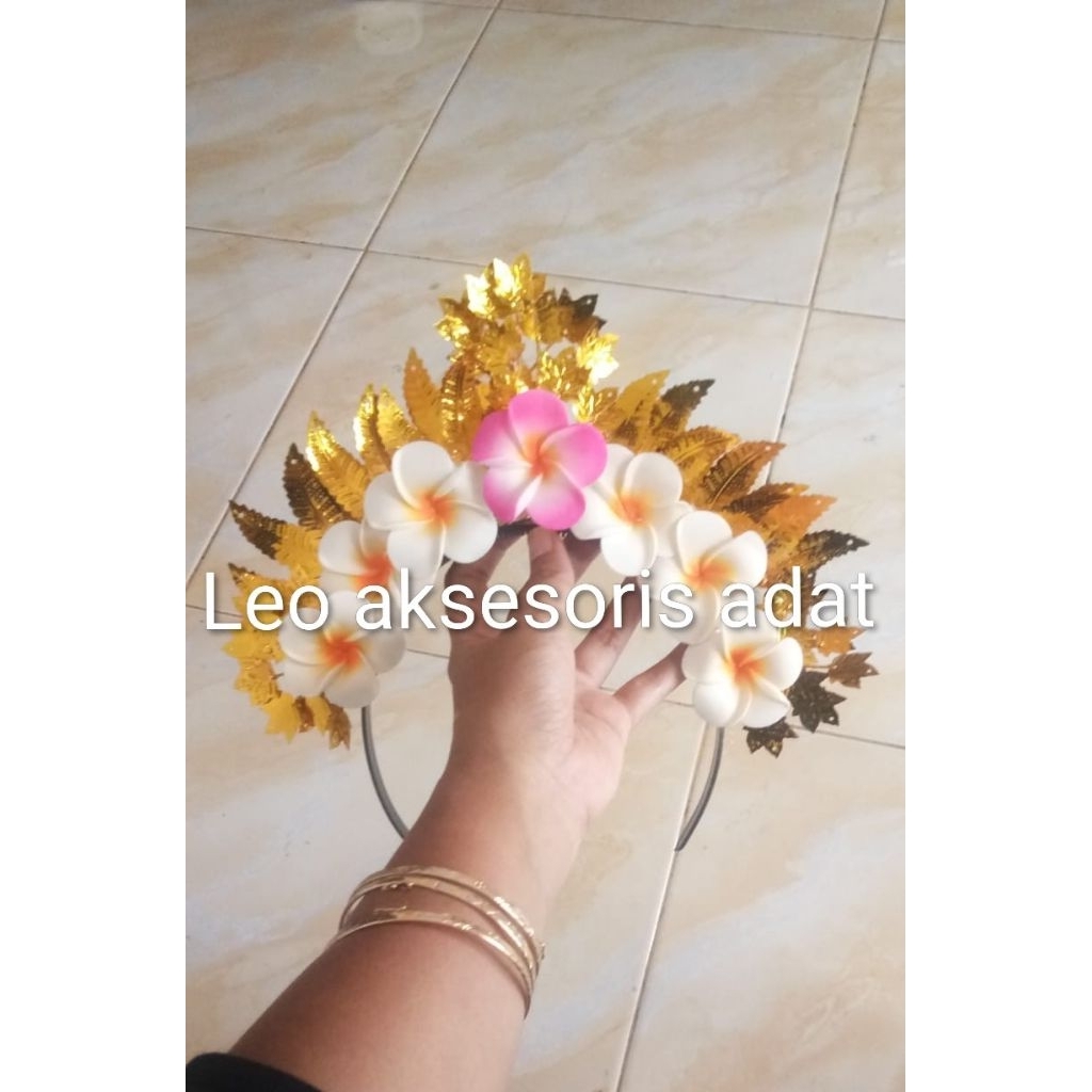 Bando bali kamboja pink