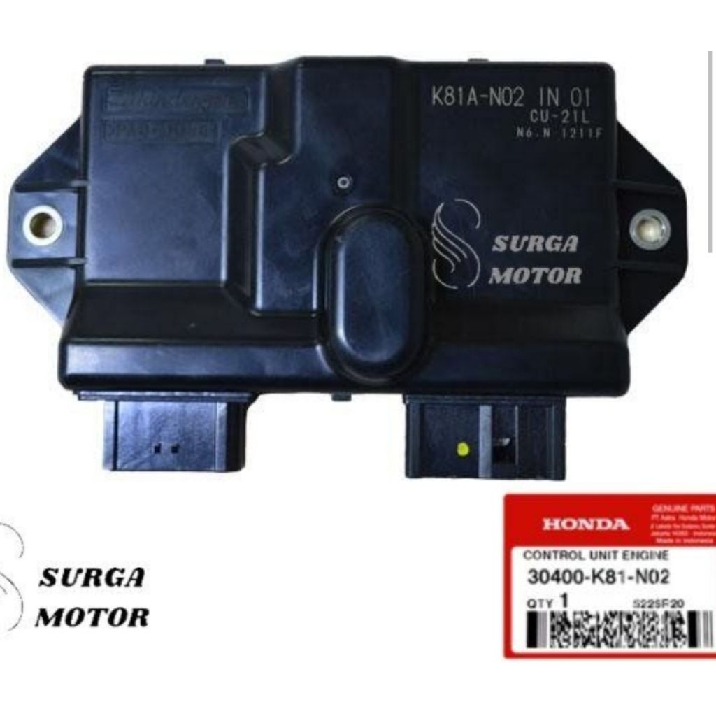 30400-K81-N02 HGP AHM CDI ECU BEAT ECO BEAT STREET NON ISS ORI AHM ENGINE CONTROL UNIT ORI AHM 30400