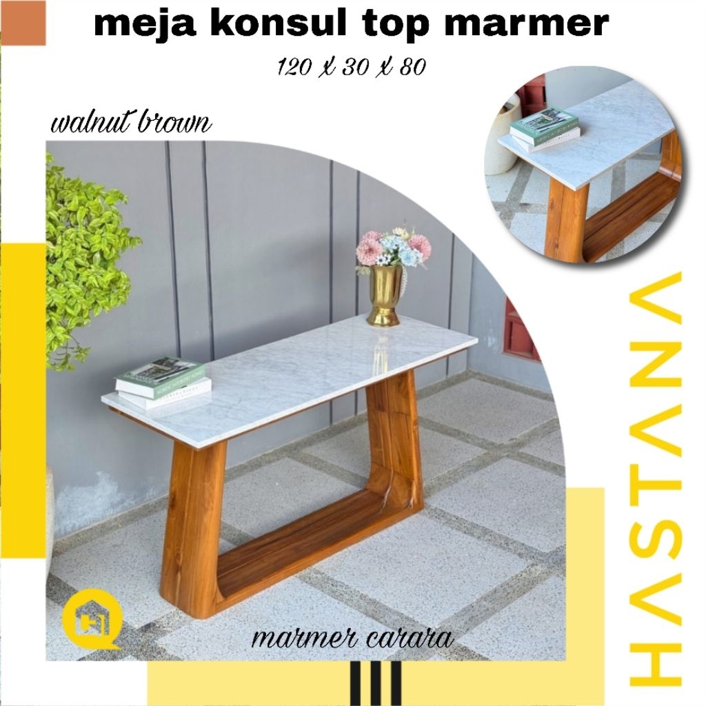 meja konsul meja pajangan meja marmer