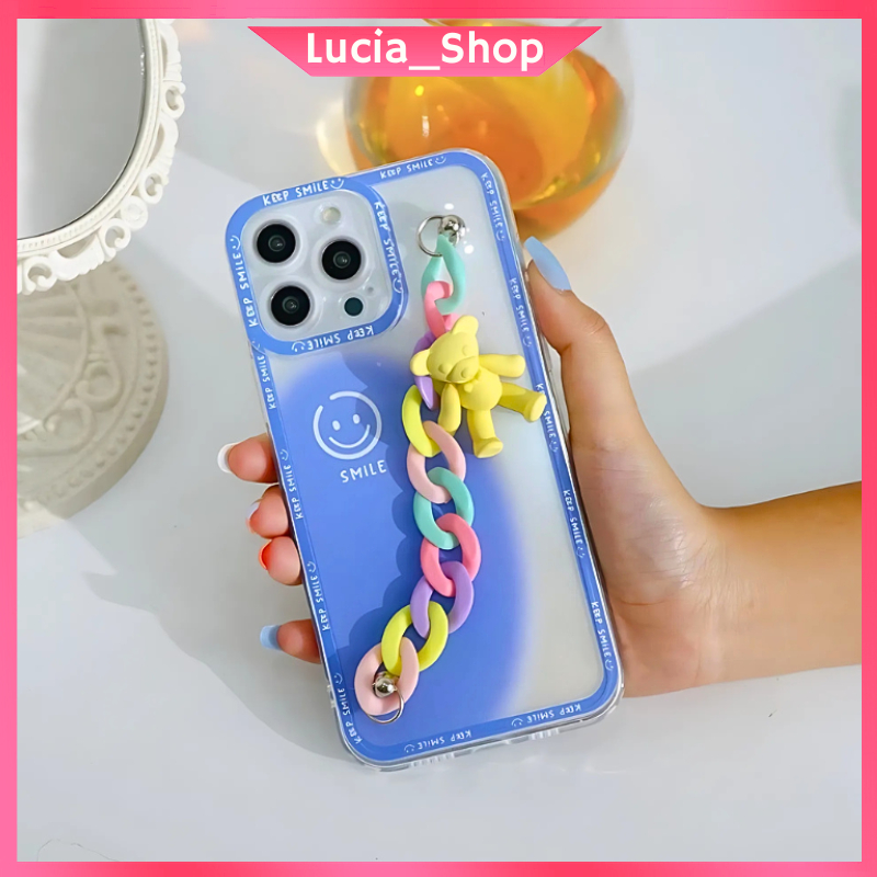 Casing Oppo A60 A16 A16S A54S A15 A15S A5S A7 F9 A12 A12S A11K A38 A18 4G Case Softcae Tali Rantai K