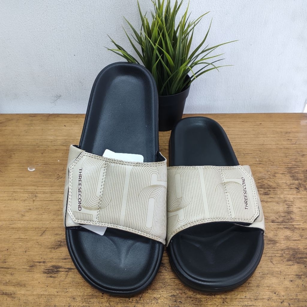 3SECOND - SANDAL SLIDER SLIP ON PRIA ORIGINAL 3SECOND
