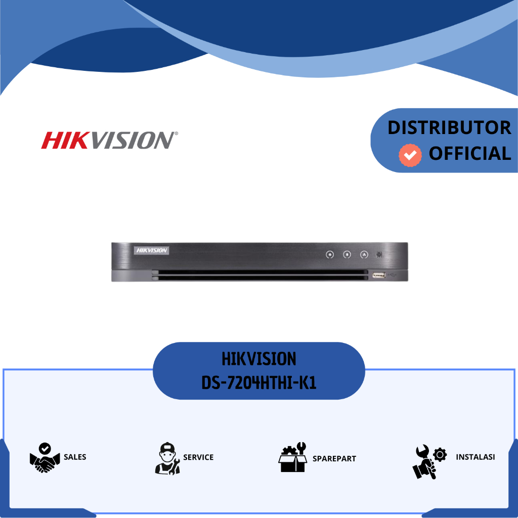 HIKVISION DS-7204HTHI-K1 DVR 4 CHANNEL