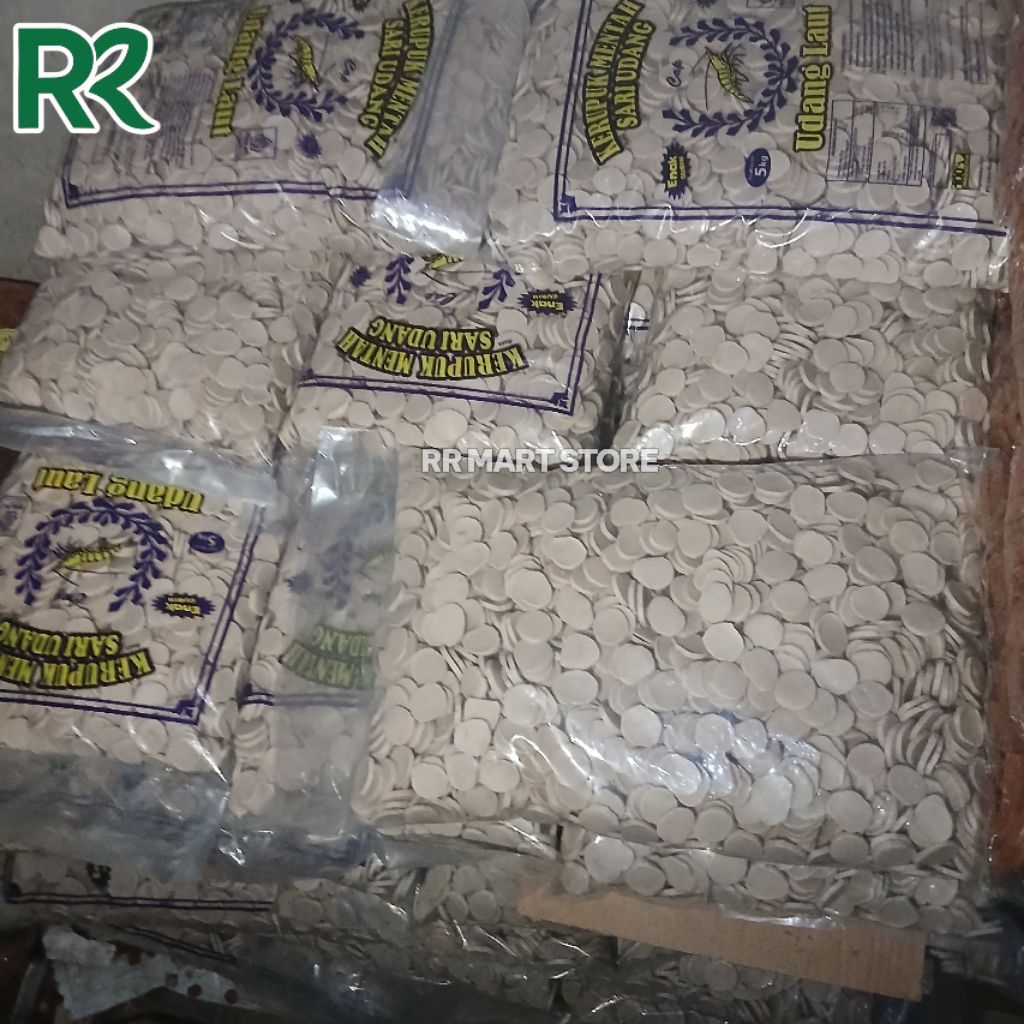 Kerupuk Kemplang Palembang Mentah 1 Ball isi 5kg