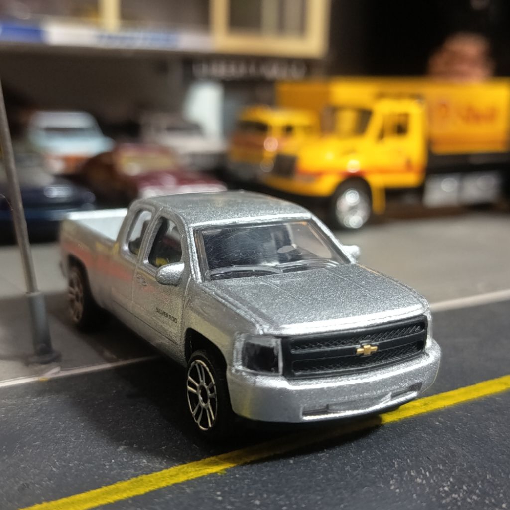 majorette loose chevrolet silverado silver