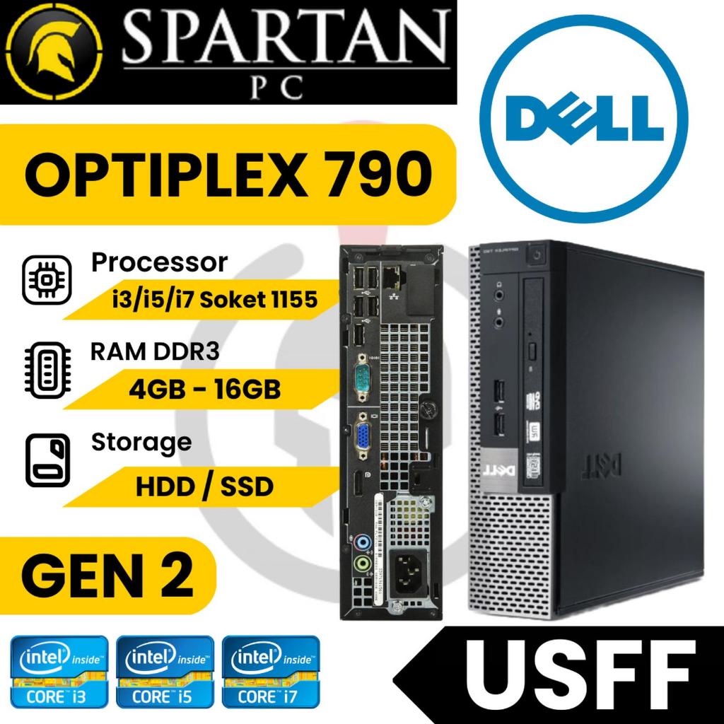 PC Dell 390 / 790 / 990 Mini usff Gen 2 Core i3 / i5/ i7 Socket 1155