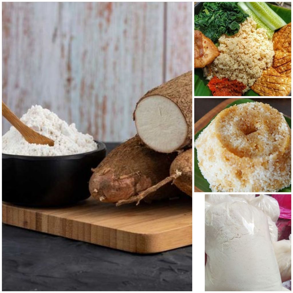 Oleh-oleh khas Kediri Tepung Tiwul mentah tepung tiwul gaplek olahan singkong