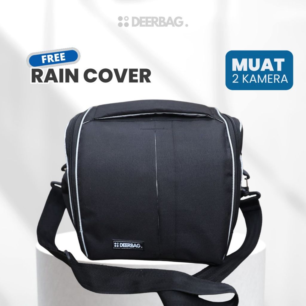 DEERBAG tas kamera selempang kotak besar sony canon fujifilm nikon lumix mirorrless DSLR GROSIR 