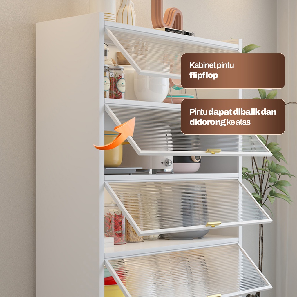 RAK PIRING ALUMINIUM TERTUTUP RAK PIRING STAINLESS RAK DAPUR SERBAGUNA RAK DAPUR MINIMALIS AESTHETIC