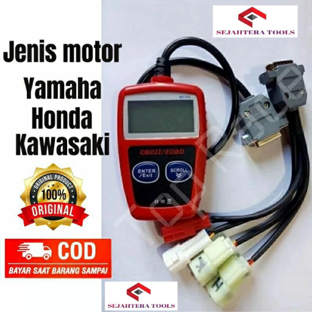 ALAT SCANNER OBD 2 MOTOR INJEKSI VERSI DIGITAL Scanner motor injeksi Alat cek sensor injeksi