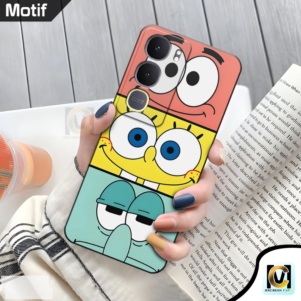 SOFT CASE VIVO Y21D Y31 CASE SILIKON LENTUR PELINDUNG HP CASING FOR VIVO MOTIF Spongebob