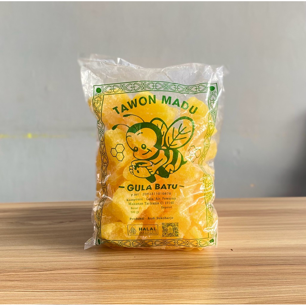 Gula Batu Kuning Cap Tawon Madu 500 gram