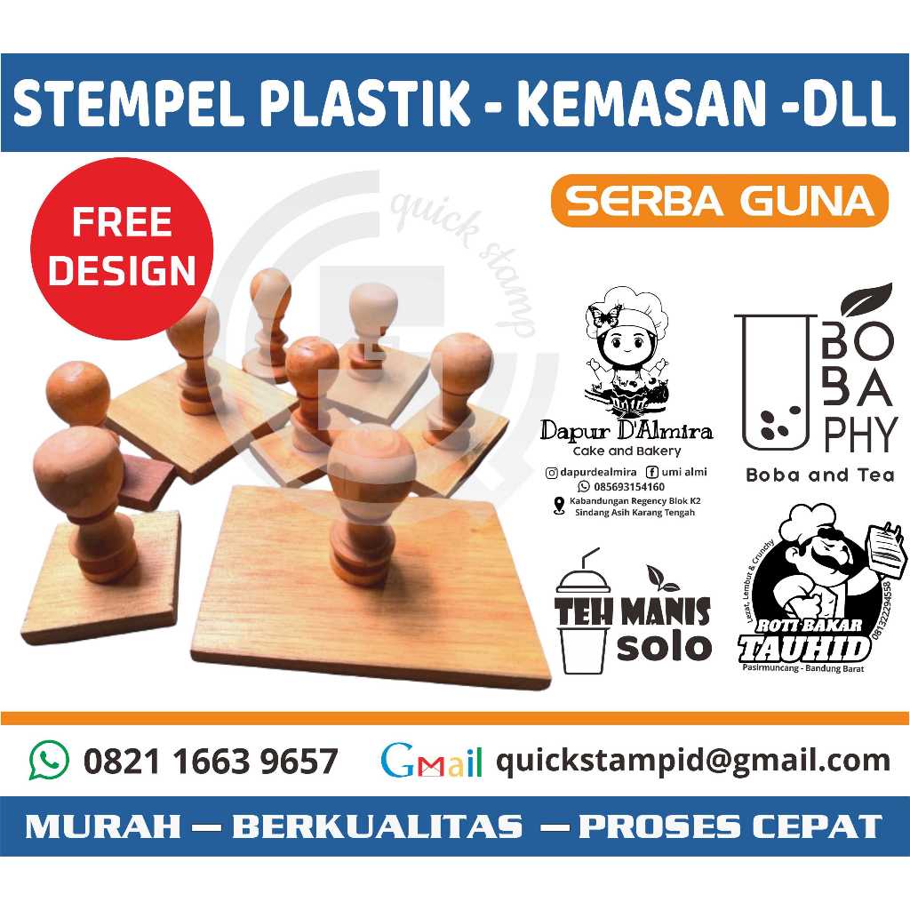 stempel jumbo/stempel kardus/stempel manual