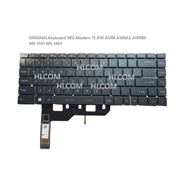 ORIGINAL Keyboard MSI Modern 15 A10 A10M A10RAS A10RBS MS-1551 MS-14D1