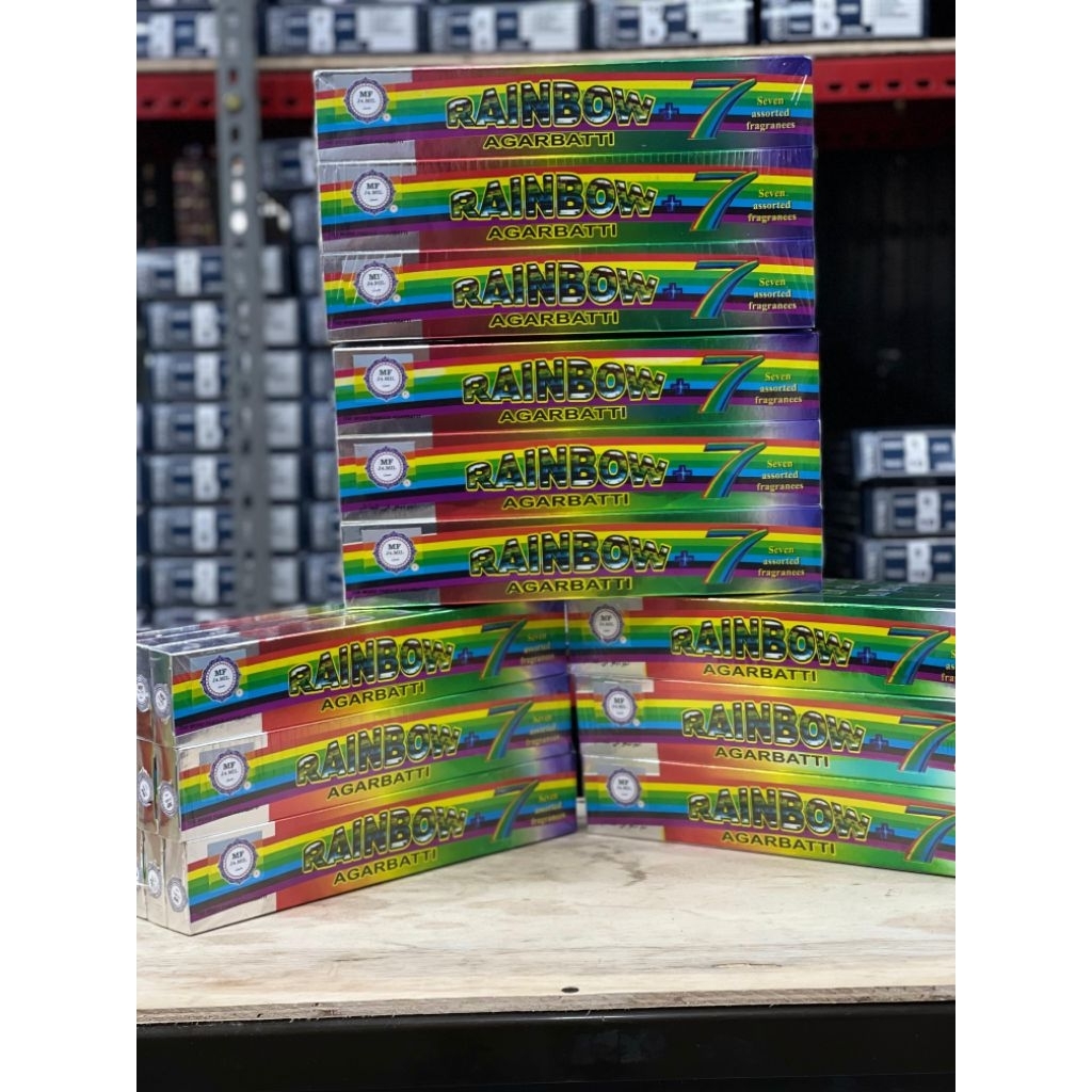 1 PACK ( 12PCS ) 1 Lusin Dupa RAINBOW 7 Bukhur ( LOKAL ) { MF J4MIL} Original || Dupa Rainbow 7 Loka