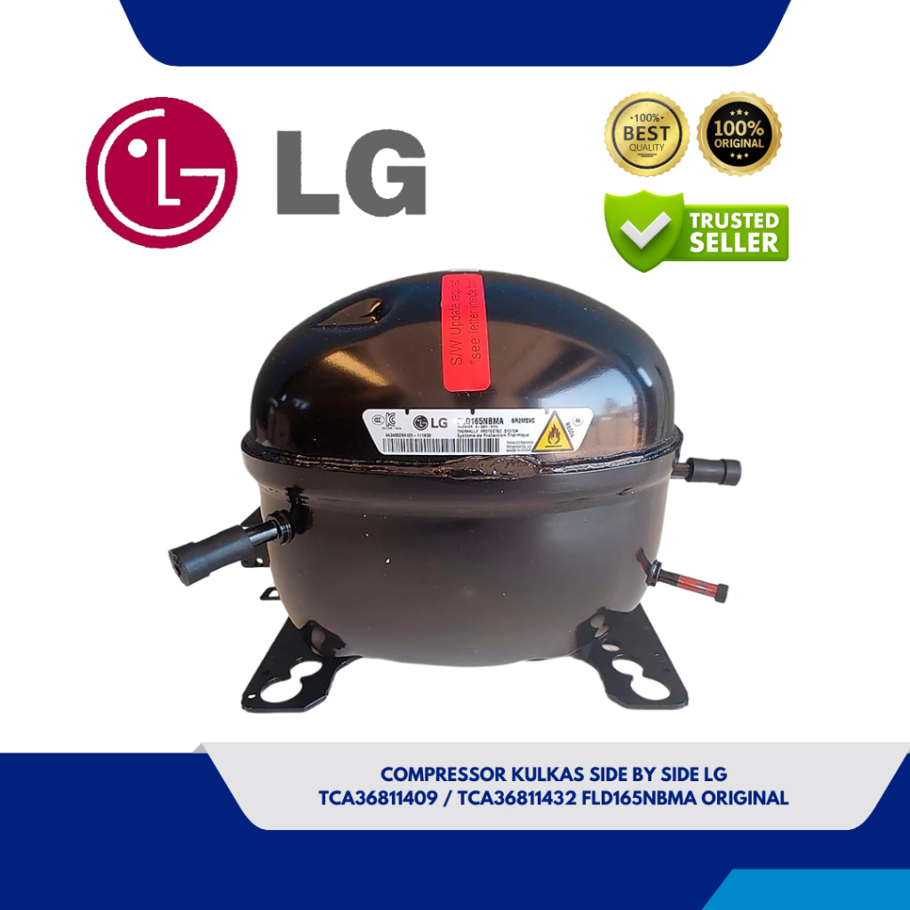 COMPRESSOR KULKAS SIDE BY SIDE LG TCA36811409 / TCA36811432 FLD165NBMA ORIGINAL GC-B307SLVL , GC-M29