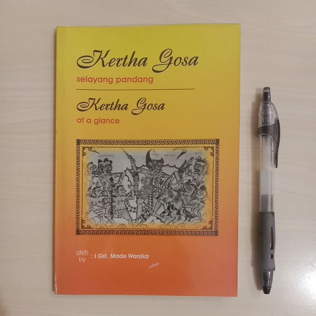 KERTHA GOSA - SELAYANG PANDANG - OLEH I GST. MADE WARSIKA - Buku Bekas Murah Original - B2