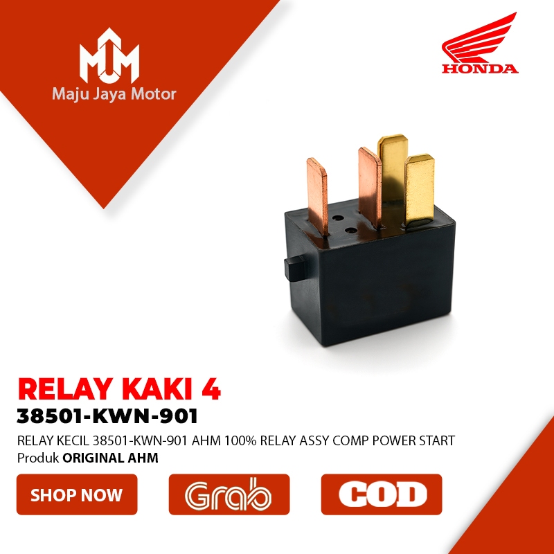 Relay Starter Kaki 4 Beat Pop Street Scoopy Spacy Vario 125 150 PCX Fi Esp Original AHM
