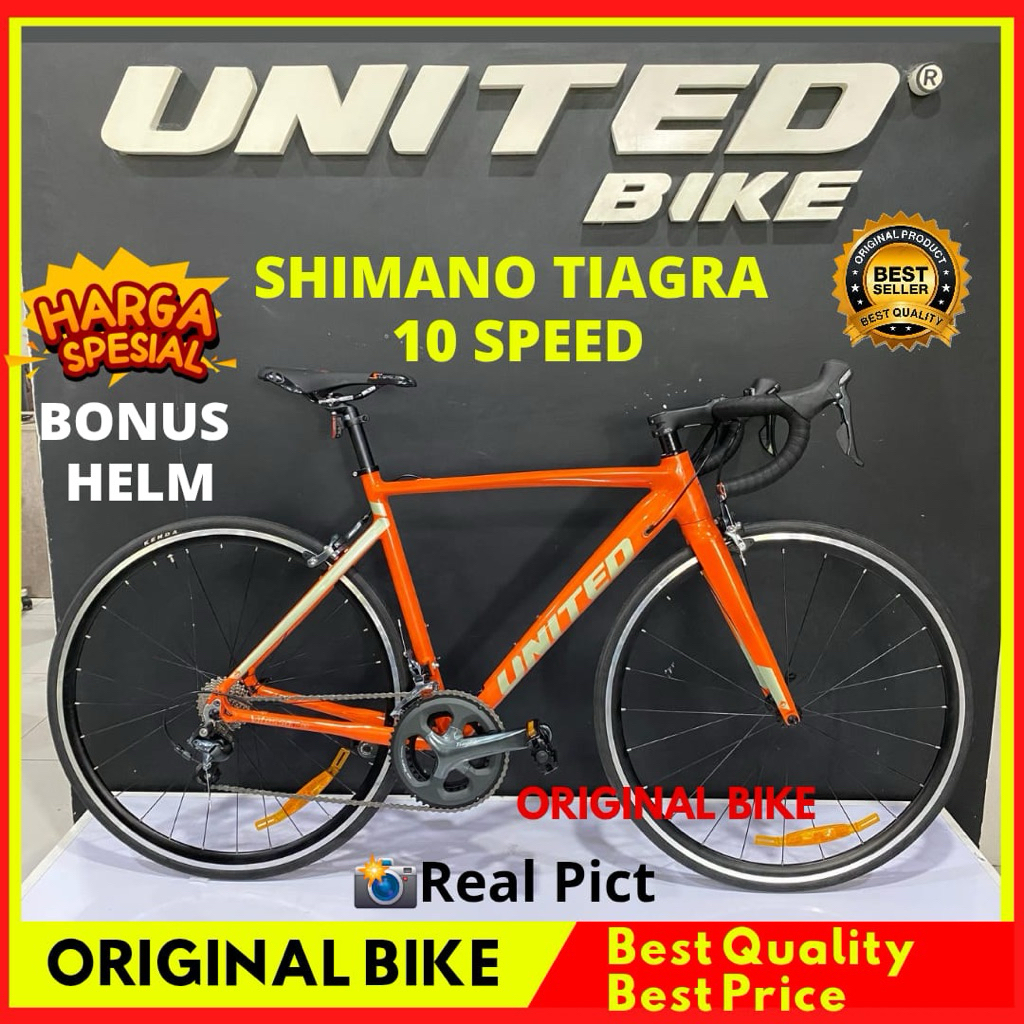 SEPEDA ROADBIKE UNITED VITESSA 2.0 BLUE 52 SEPEDA BALAP