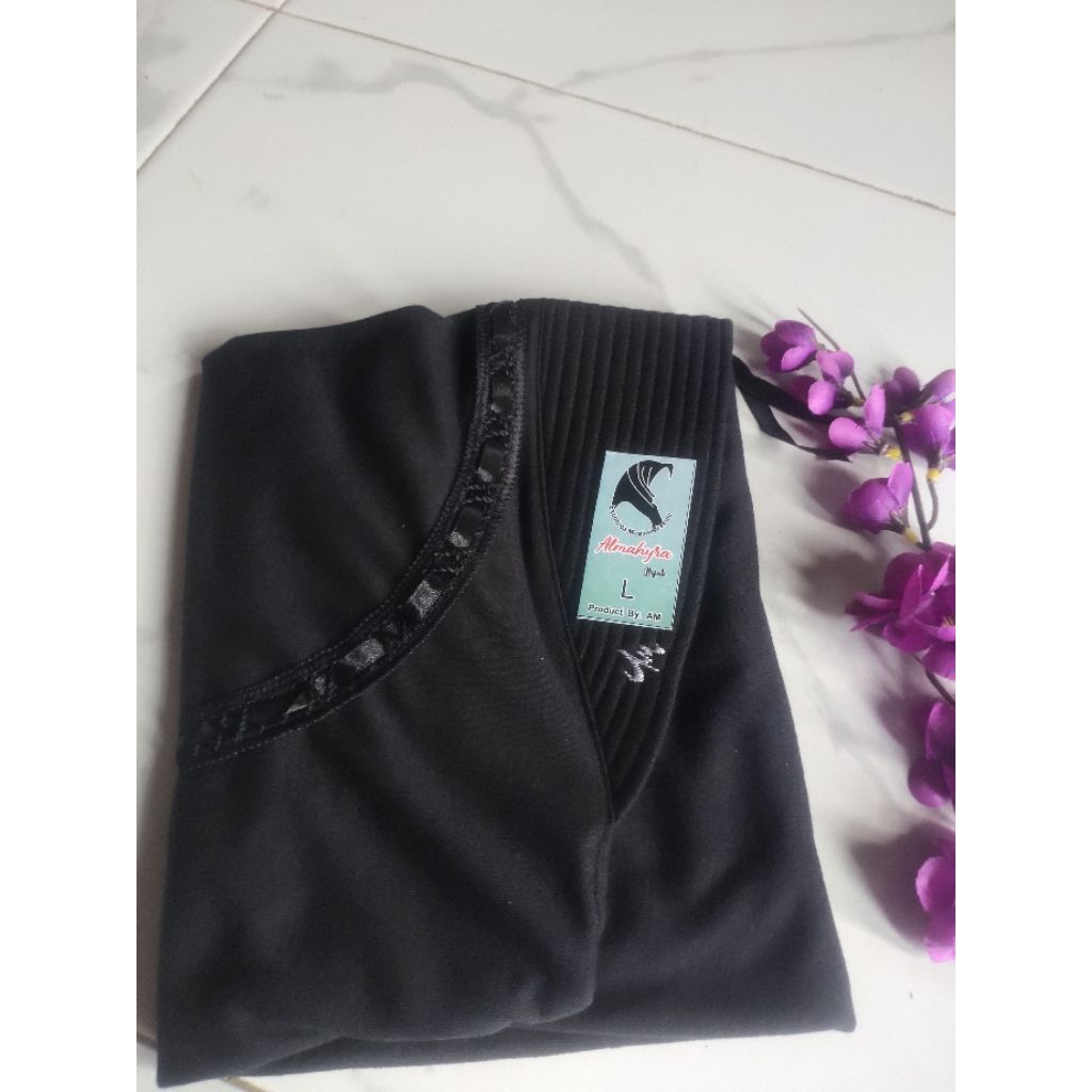 hijab/kerudung sekolah Rabbani KW serut pita atas