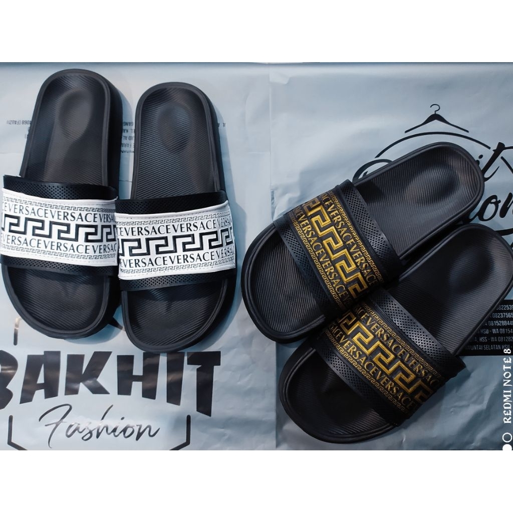 sendal sop versace/sendal slop pria / sendal slop cowo/sendal santai
