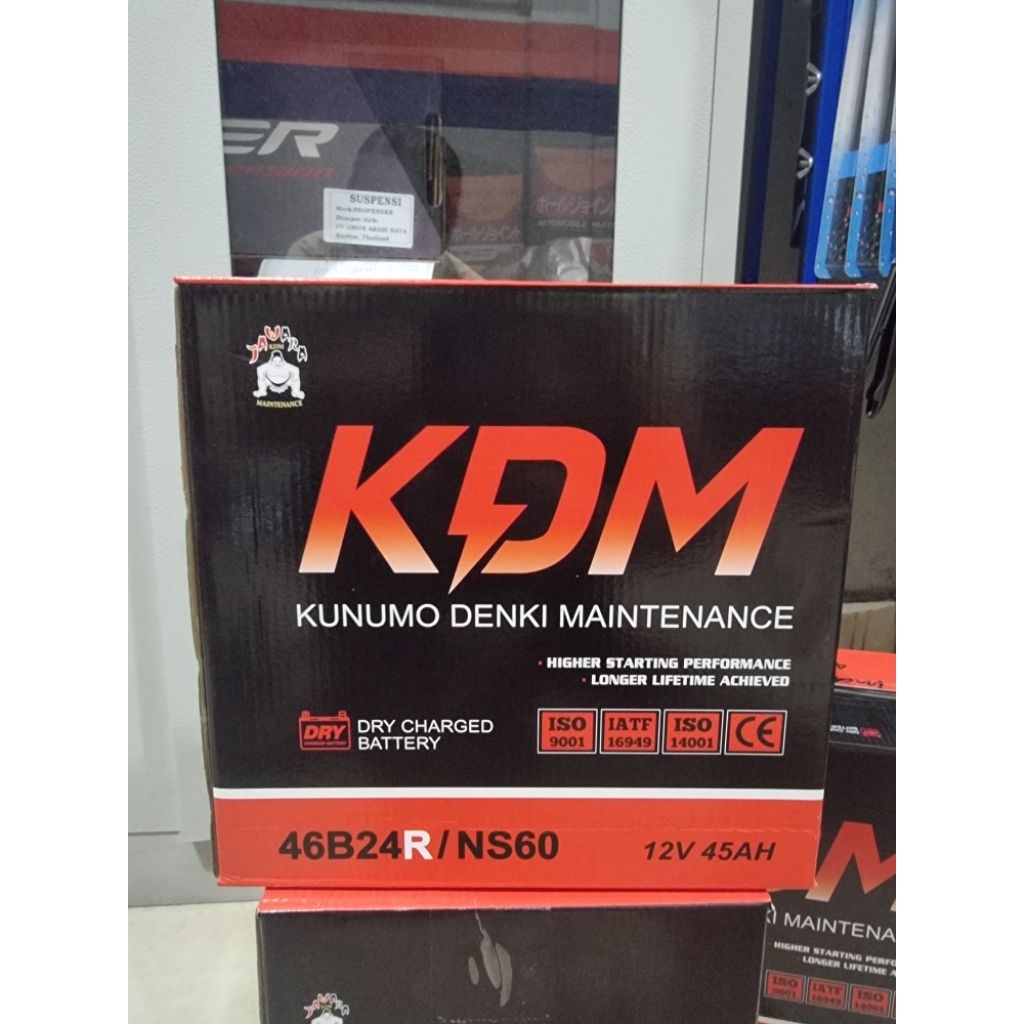 Aki Mobil/ Baterai Mobil Kunumo Denki 46B24R/NS60