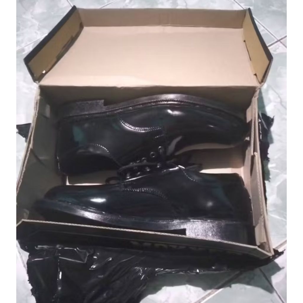 SEPATU PDH TNI POLRI DINAS HARIAN JATAH PEMBAGIAN