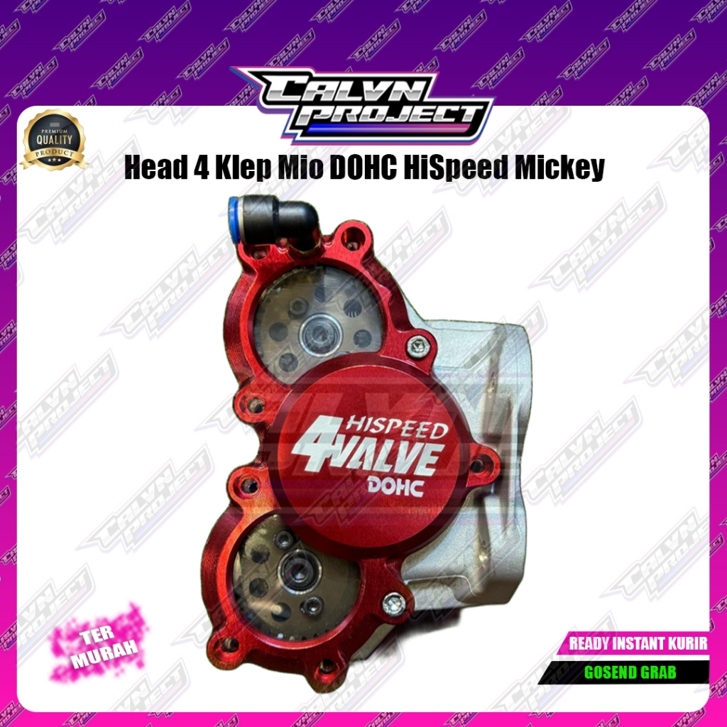 Head 4 Klep Mio DOHC HiSpeed Mickey