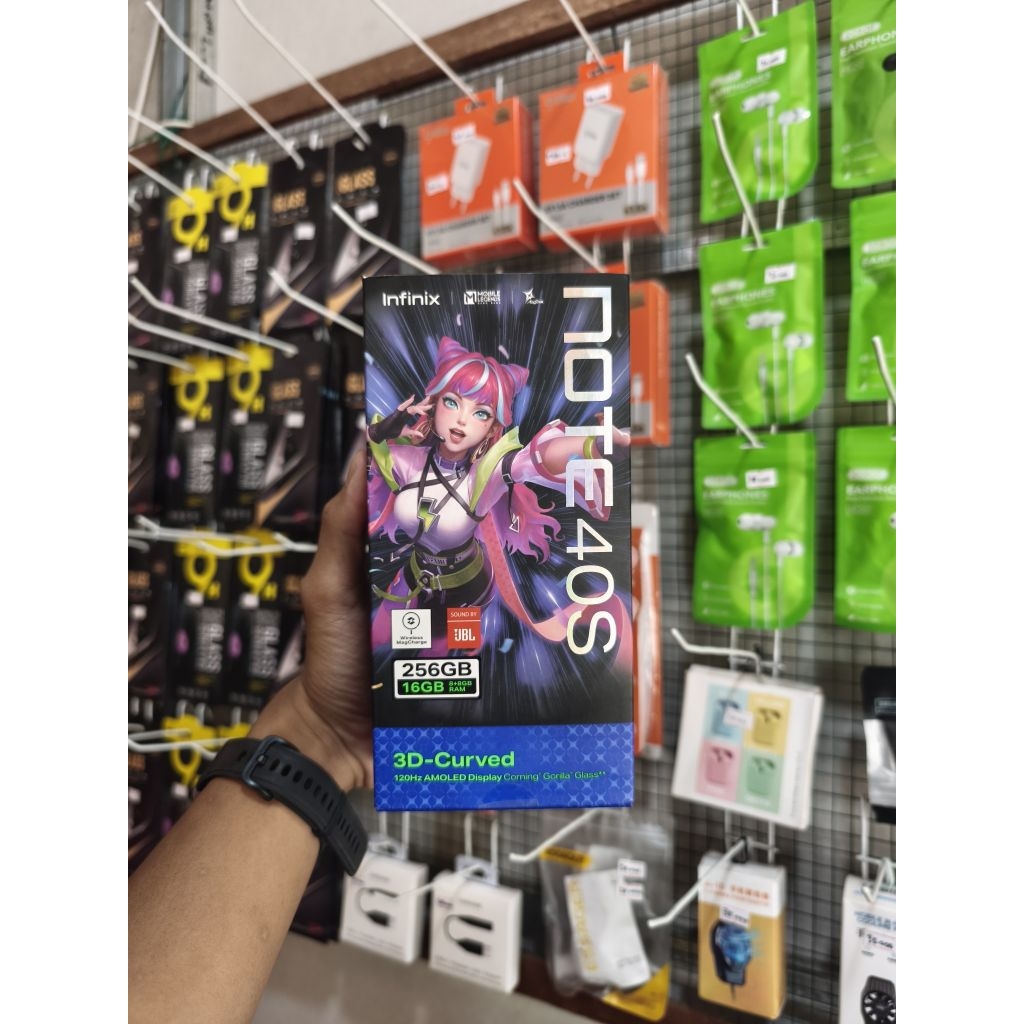second infinix note 40s ram 8/256 no minus dan fullset