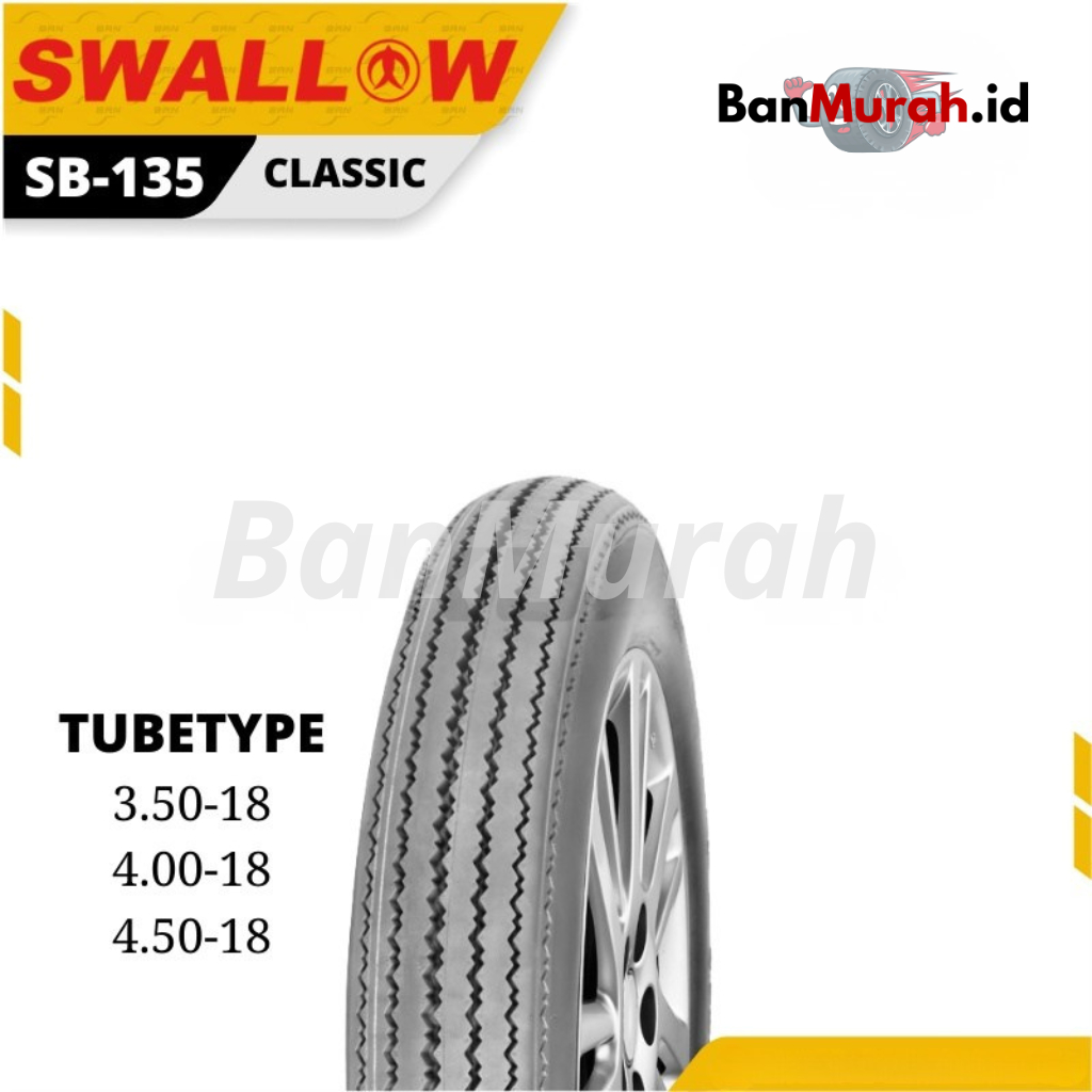 Ban Luar Motor Swallow SB135 CLASSIC Ring 18 Tubetype