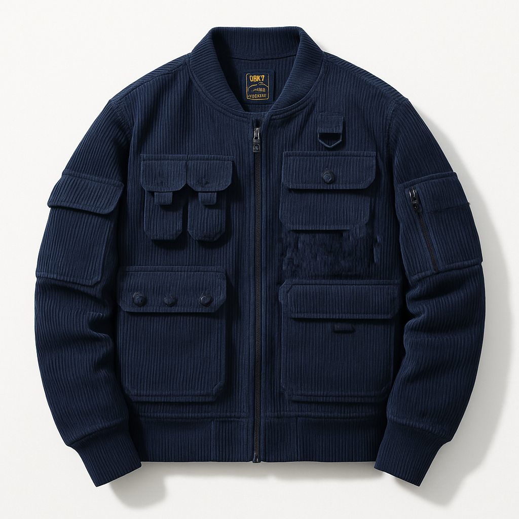 Jaket Corduroy/ Jaket Corduroy Bomber / Jaket Multi Pocket Corduroy Navy