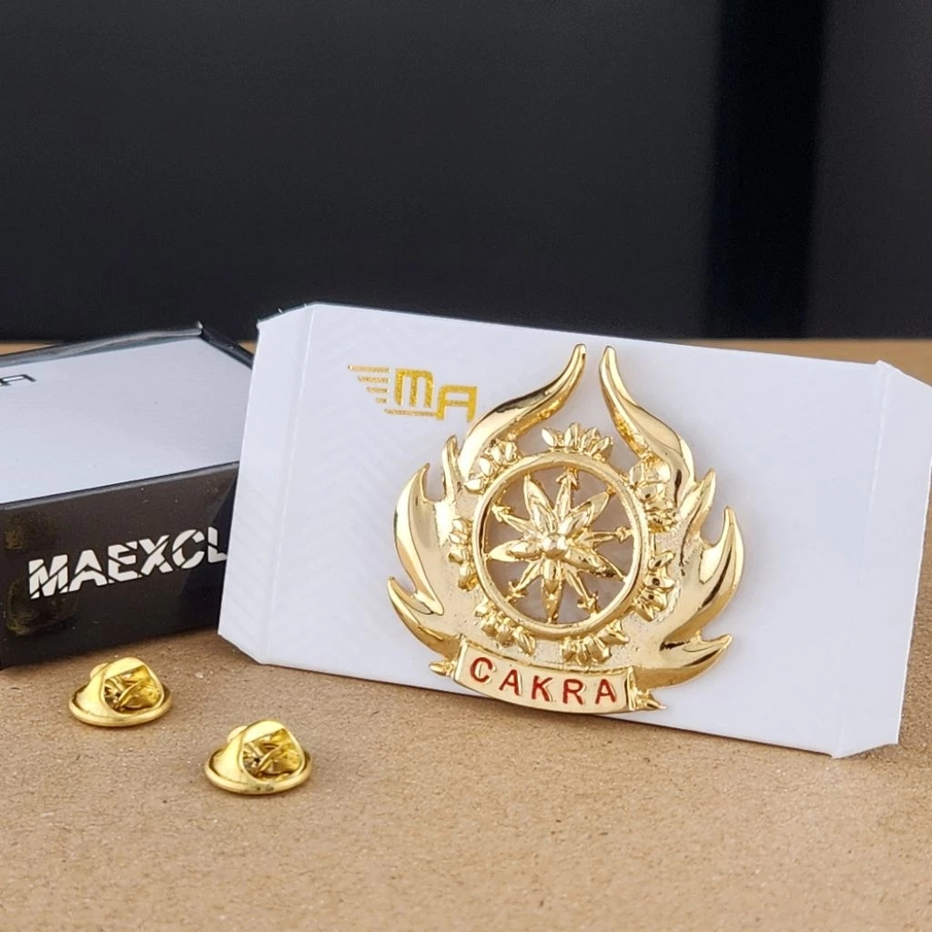 WING CAKRA TNI AD PDH BREVET BRIVET PIN CAKRA