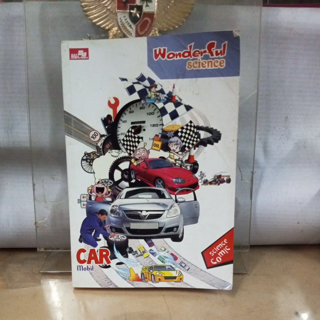 buku sains anak , wonderful science , car ,mobil science comic