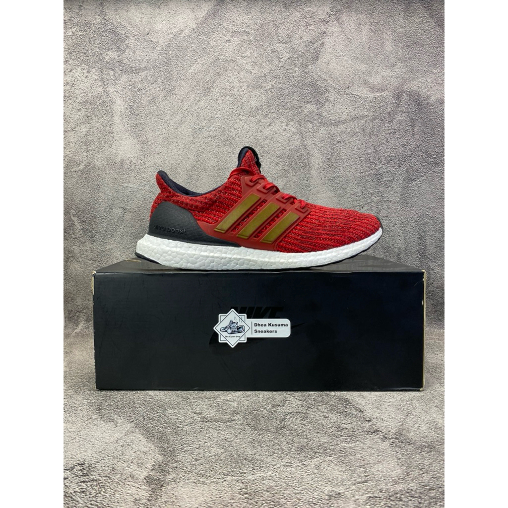 Sepatu Second Adidas Ultra Boost 4.0 Game of Thrones House Lannister  Size 40 2/3  Original Guarante